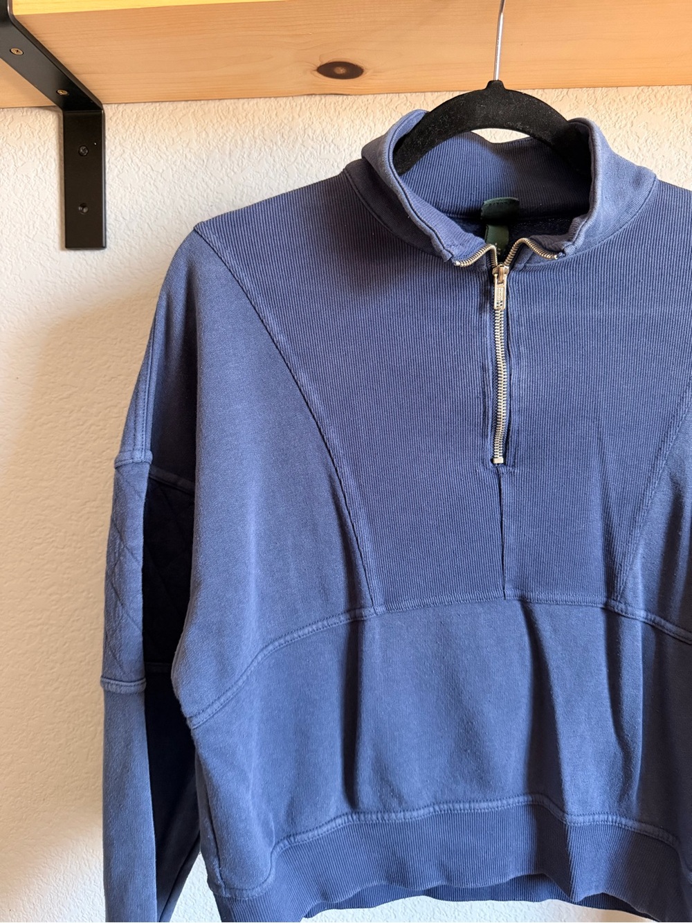 wild fable Navy Half-Zip Pullover Sweatshirt - Picture 3 of 4